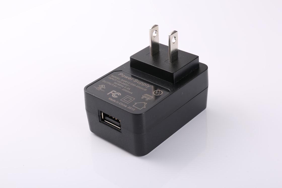 CE UKCA SAA CCC PSE KC do UL da eficiência do adaptador VI da C.C. USB da C.A. de 5V 2A 12V 1A habilitado